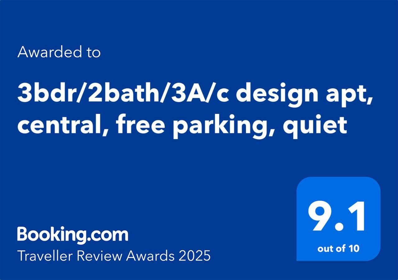 3Bdr-2Bath-3Ac Design Apt, Central, Secured Parking, Quiet Budapeszt Zewnętrze zdjęcie